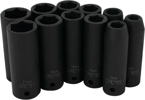 Vista 11 de Performance Tool M590DB - Enchufe de impacto de pared profunda SAE de 11 pieza de 1/2 pulgada