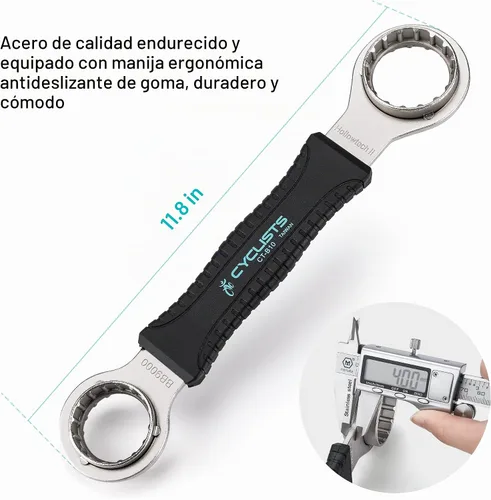 Vista 2 de Herramienta de extracción de soporte inferior - Herramienta de soporte inferior de bicicleta 4 en 1