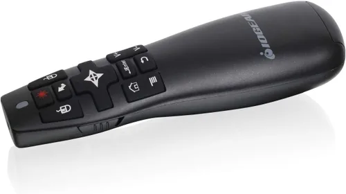 Vista 3 de IOGEAR Red Point Pro - Puntero láser de presentación giroscópica de 2.4 GHz, clicker remoto del ratón, hasta 65 pies, presentador Keynote - GME430R