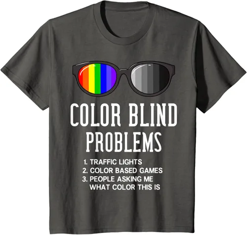 Vista 28 de Color Blind Problems - Camiseta para regalo con gafas de prueba