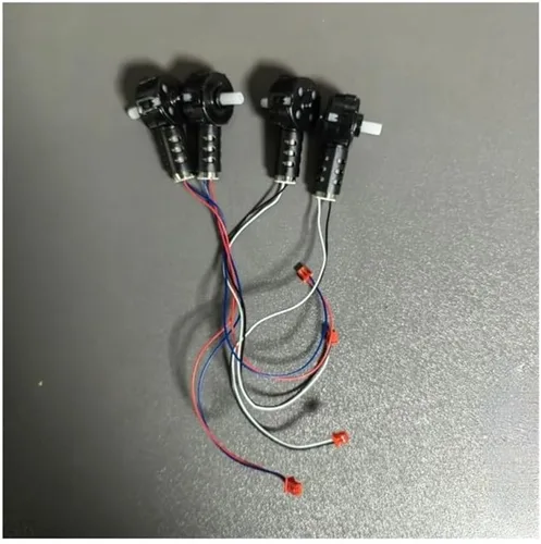 Vista 6 de E88 Drone Accesorios Motor Base Motor Motores Piezas de repuesto para E88 RC plegable Quadcopter Cuatro aviones (Burgundy)