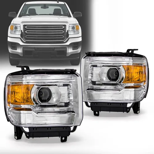 Vista 12 de Faro halógeno GMC Sierra y GMC Yukon 1999-2006