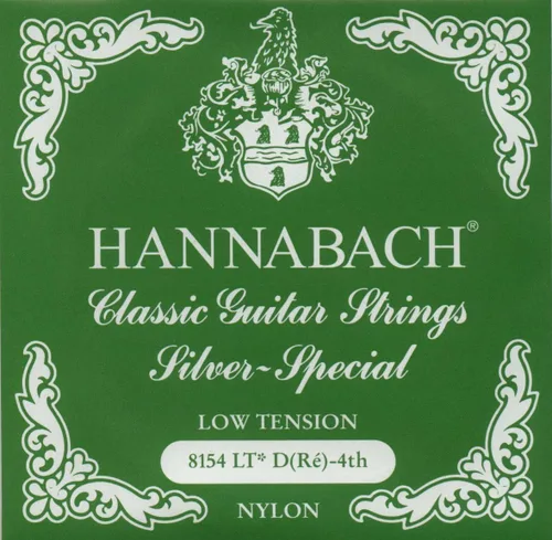 Vista 19 de Hannabach Serie 815 - Cuerda de guitarra (tensión baja) plateada especial, única E1 para guitarra clásica (652511)