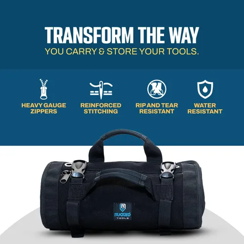 Vista 7 de Rugged Tools Titan Deluxe - Rollo de herramientas