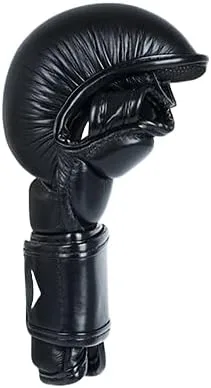 Vista 3 de Vali Lancer Leather Hybrid MMA Sparring Gloves 7oz
