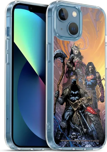 Vista 170 de Head Case Designs Funda de gel con licencia oficial de la Liga de la Justicia DC Comics #10 Darkseid War Comic Book Cover