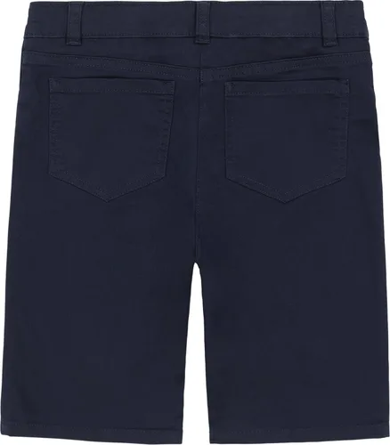 Vista 2 de Nautica Bermudas de uniforme escolar para niñas, material elástico y sin botones, botones de imitación y bolsillos funcionales