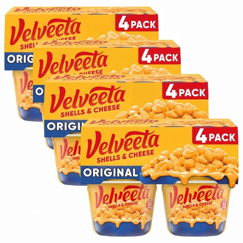 Vista 10 de Velveeta Cena de macarrones con queso y conchas, 4 tazas, original, 2.39 oz