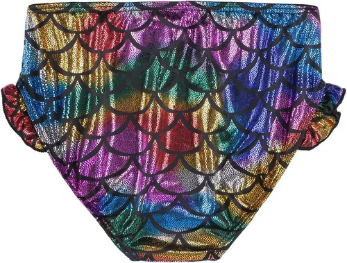 Vista 4 de TFJH E Traje de baño de 3 piezas para niñas y niñas, bikini con cola de pez de 3 a 10 años