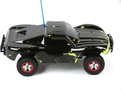 Vista 5 de SummitLink Reemplazo de cuerpo personalizado compatible con verde fangoso sobre negro para automóvil o camión RC escala 1/16 (camión no incluido)
