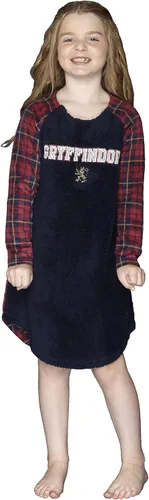Vista 3 de Harry Potter Gryffindor - Camisón de felpa raglán para niñas color azul 78 Gryffindor
