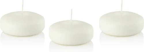 Vista 10 de D'light Online Paquete de velas flotantes pequeñas de 2 pulgadas para eventos, centros de mesa, bodas, spa, decoración del hogar, ocasiones Blanco