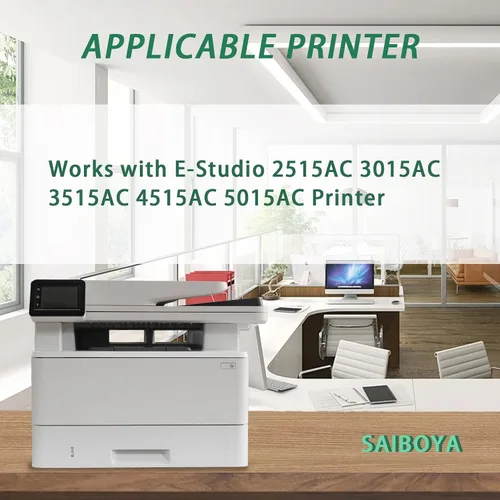 Vista 2 de T-FC415U Cartucho de tóner compatible con Toshiba T-FC415U T-FC415-K T-FC415-C T-FC415U-M T-FC415U-Y Uso para Toshiba E-Studio 2515AC 3015AC 3515AC