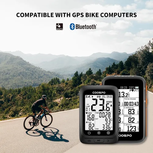 Vista 3 de COOSPO Speed/Cadence Sensor BK9 for Indoor/Outdoor Cycling, Bluetooth 5.0 ANT+ Wireless Cycling RPM Cadence Speed Sensor Cadencia BK9C