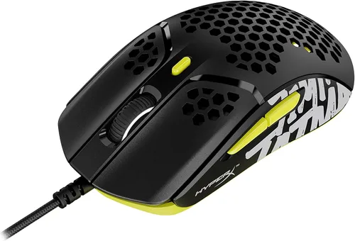 Vista 7 de HyperX Pulsefire Haste - Ratón para juegos - TimTheTatMan Edition - Ultraligero, 1.96 oz, carcasa de panal de abeja, diseño hexagonal, cable USB