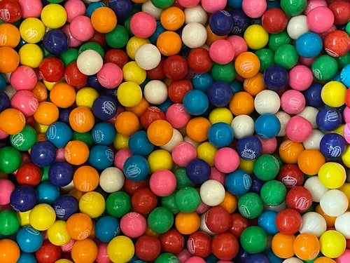Vista 3 de Dubble Bubble (tamaño 0.55 pulgadas), bolas de goma de mascar pequeñas a granel, 2 libras