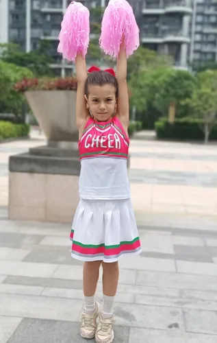 Vista 4 de KAKALVER cheerleader costume for girls cheerleader outfit for Halloween Dress Up Cheerleader Gifts