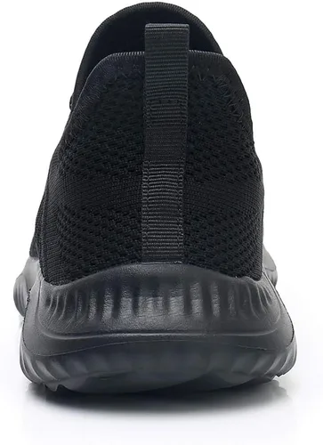 Vista 5 de Zapatos deportivos sin cordones para mujer, diseño ligero de espuma viscoelástica para caminar, gimnasio, viajes, trabajo o uso informal