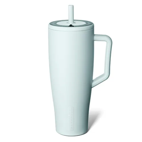 Vista 60 de BrüMate Era Vaso Térmico de 20 oz con Asa y Pajilla Vaso Térmico Aislante 100% A Prueba de Fugas con Tapa y Pajilla Hecho de Acero Inoxidable