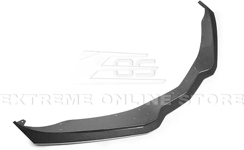Vista 6 de Repuesto para Chevrolet Corvette C7 2014 Z06 Z07 Stage 2 Style Front Bumper Lower Lip Splitter (plástico ABS - fibra de carbono hidrosumergida)
