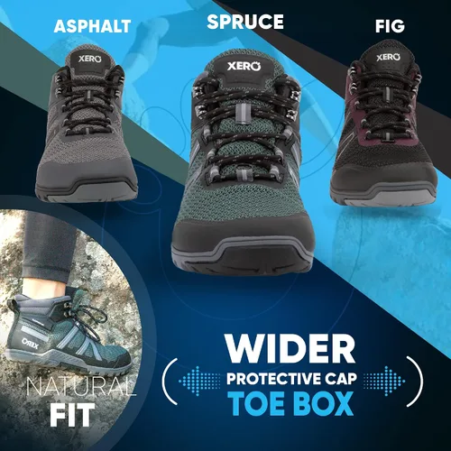 Vista 7 de Xero Shoes Women's Xcursion Fusion - Zero Drop, Fully Waterproof Hiking Boot
