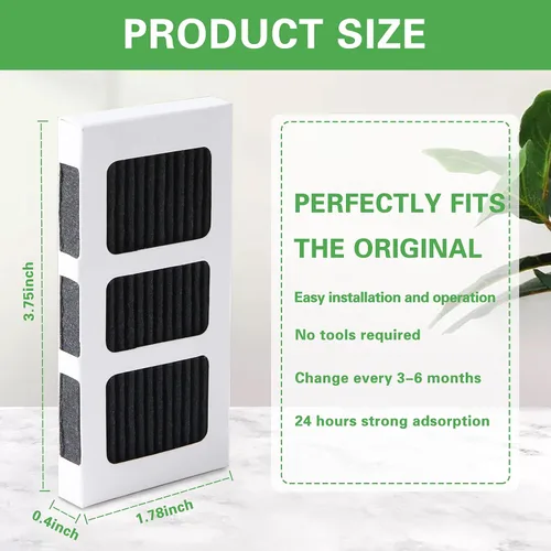 Vista 7 de Reemplazo del filtro de aire de refrigerador activado con carbón compatible con Pureair Ultra 2, Pure Air Ultra 2, Pureair Ultra ii, Electrolux