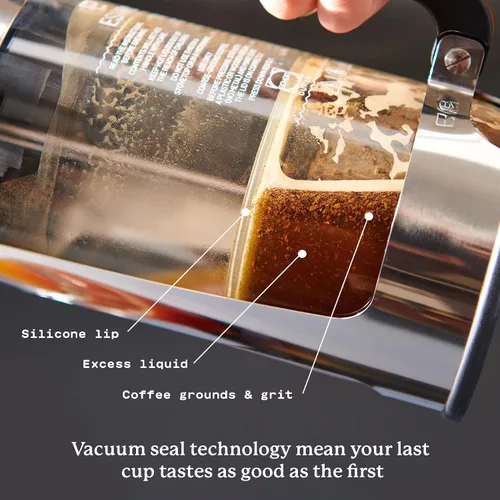 Vista 5 de ESPRO - Prensa francesa P7 - Cafetera y tetera aislada de acero inoxidable de doble pared con microfiltro - Mantiene las bebidas calientes durante