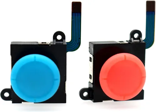 Vista 3 de Joysticks - Repuesto para interruptor (pieza OEM), azul y Red