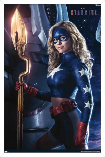 Vista 14 de Trends International DC Comics TV Stargirl - Póster de pared de arte clave, 22.4 pulgadas de largo x 14.7 pulgadas, versión enmarcada de madera