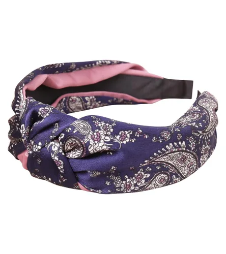 Vista 14 de YARN & INK Cintas para el cabello de mujer con perlas barrocas de terciopelo y lazo de strass, estilo retro vintage hecho a mano, elegante accesorio