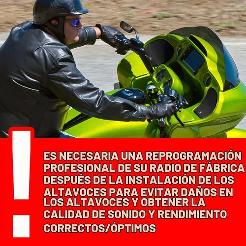 Vista 2 de BOSS Audio Systems BHD3F Harley Davidson - Kit de altavoces delanteros para bicicleta, compatible con motocicletas Electra 1998+, Road Glide