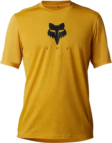 Vista 6 de Fox Racing Jersey Ranger Tru Dri SS para bicicleta de montaña para hombre Verde oliva