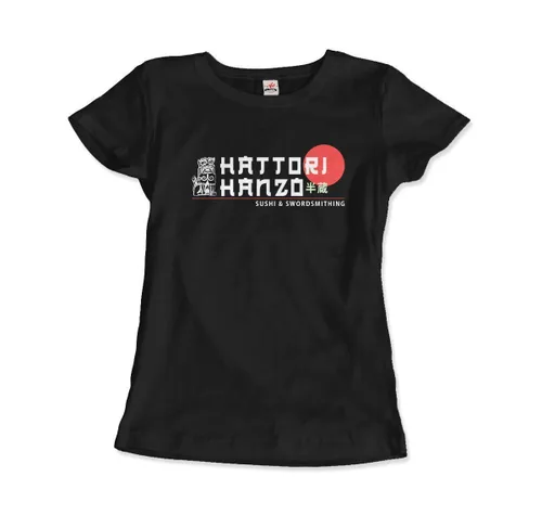 Vista 8 de Hattori Hanzo, Sushi and Swordsmithing T-Shirt (Adults, Kids, Short & Long Sleeve)