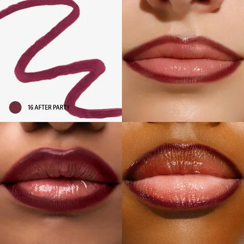 Vista 3 de Sacheu Lip Liner STAY-N Peel Off - Tinte labial impermeable de larga duración con ácido hialurónico y vitamina E, acabado mate a prueba