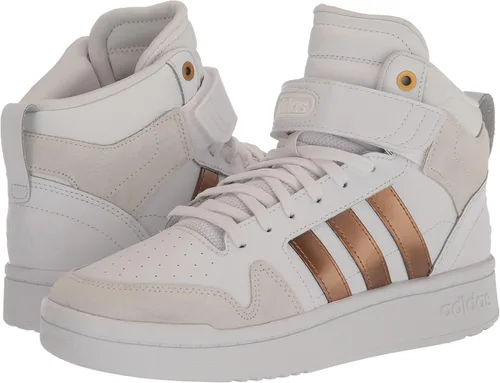 Vista 7 de adidas Postmove Mid Tenis de baloncesto para mujer, White-malve-gum10
