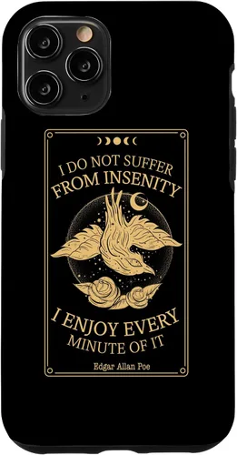 Vista 28 de Funda para iPhone 11 Pro Max Edgar Allan Poe Raven Booktok Bookish Merch