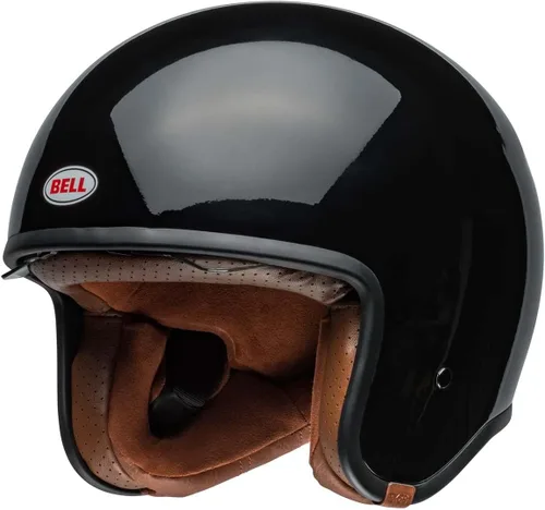 Vista 2 de Casco de moto BELL TX501 Culture 2-Blanco (Gloss Vintage White)