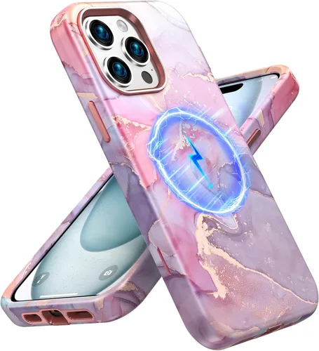 Vista 7 de Magsafe - Funda protectora para iPhone 13/14, a prueba de golpes, a prueba de caídas, funda inalámbrica para parachoques, protección híbrida