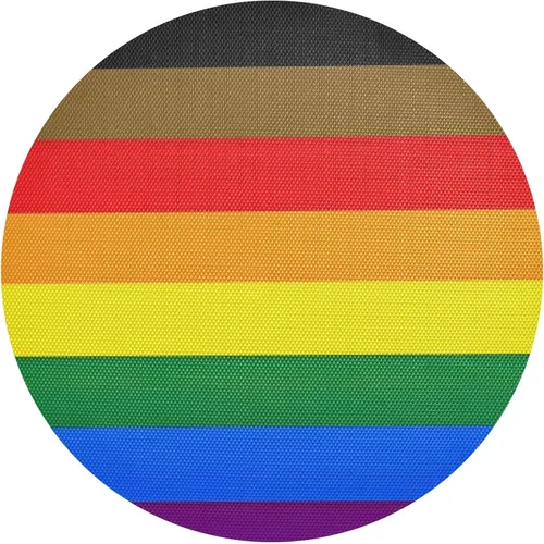 Vista 16 de Aruba Flag Round Table Placemats 15 Inch, Seasonal Table Mats Modern Place Mats for Dining, Kitchen, Parties, Camping