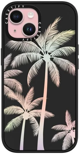 Vista 12 de CASETiFY Funda para iPhone 15 - Impacto Ajuste delgado, protección contra caídas de grado militar de 8.2 pies, 4 unidades, negro Kingsnake Negro