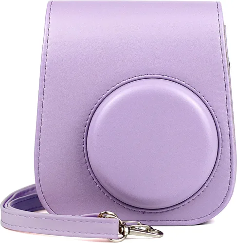 Vista 4 de Epicgadget Funda para cámara instantánea Fujifilm Instax Mini 11, funda de PU con correa extraíble para cámara Fujifilm Instax Mini 11 (rosa)