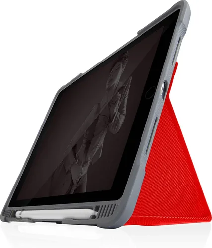 Vista 3 de STM Dux Plus Duo - Funda para iPad de 9ª/8ª/7ª generación de 10.2 pulgadas, funda protectora delgada y resistente con parte trasera transparente