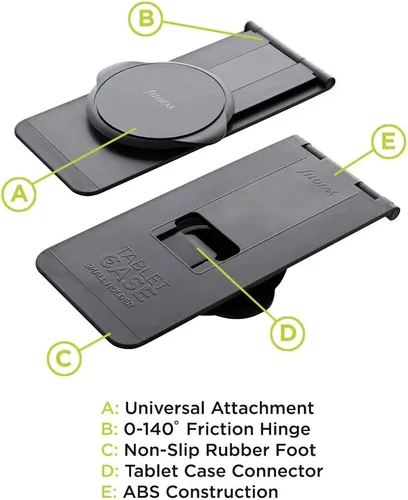 Vista 4 de Filofax Stand Enitab360 B958663 - Soporte ajustable para tabletas pequeñas, color negro