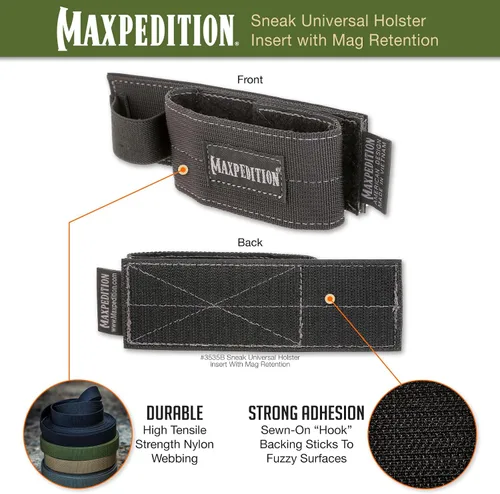 Vista 4 de Inserto para funda universal Maxpedition Gear Sneak con retención Mag.