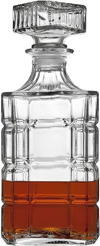Vista 4 de Decantador de Whisky para Licor Escocés Bourbon o Vino - 25.4 fl oz
