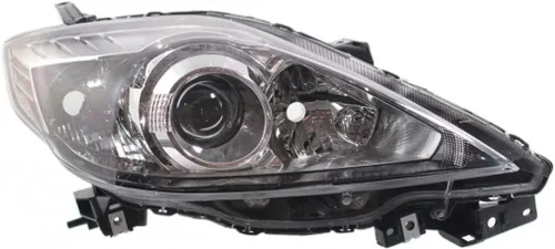 Vista 7 de Para Mazda 5 2008-2009 unidad de montaje de faros delanteros bisel negro lado del conductor MA2518128 CE51-51-0L0C