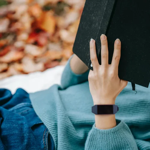 Vista 7 de Paquete de 6 pulseras delgadas de silicona suave compatibles con Fitbit Charge 4, correas de repuesto deportivas para Fitbit Charge 4/Fitbit Charge