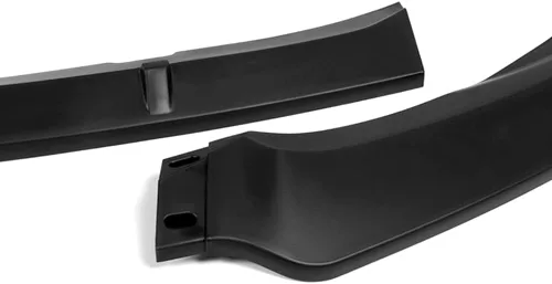 Vista 2 de Q1-TECH, borde de parachoques delantero estilo MS compatible con Mazda 3 2010 2011 2012 2013 (no compatible con el modelo MazdaSpeed 3), alerón