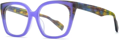 Vista 23 de HEPIDEM Gafas de acetato multicolor degradadas con marco para mujer, gafas grandes grandes 2023