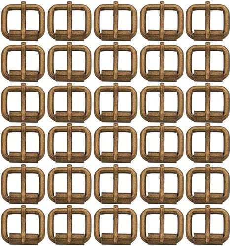 Vista 9 de BIKICOCO Hebilla de rodillo, 3/4 pulgadas de talón Rolling Bar Hebillas para bolsos Correas de correas de cuero